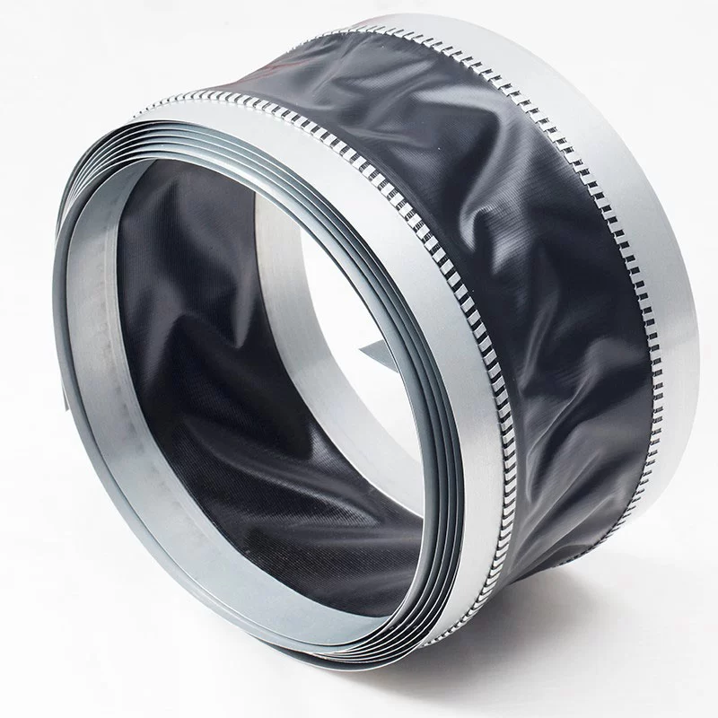 This is a picture about canvas-flexible-duct-connector
